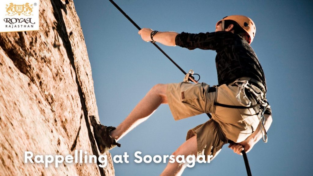 Rappelling at Soorsagar 